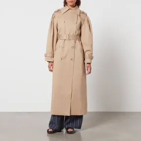 Aligne Julia Stretch-Cotton Gabardine Maxi Trench Coat