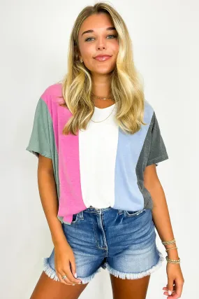 Andi Color Block Striped Top