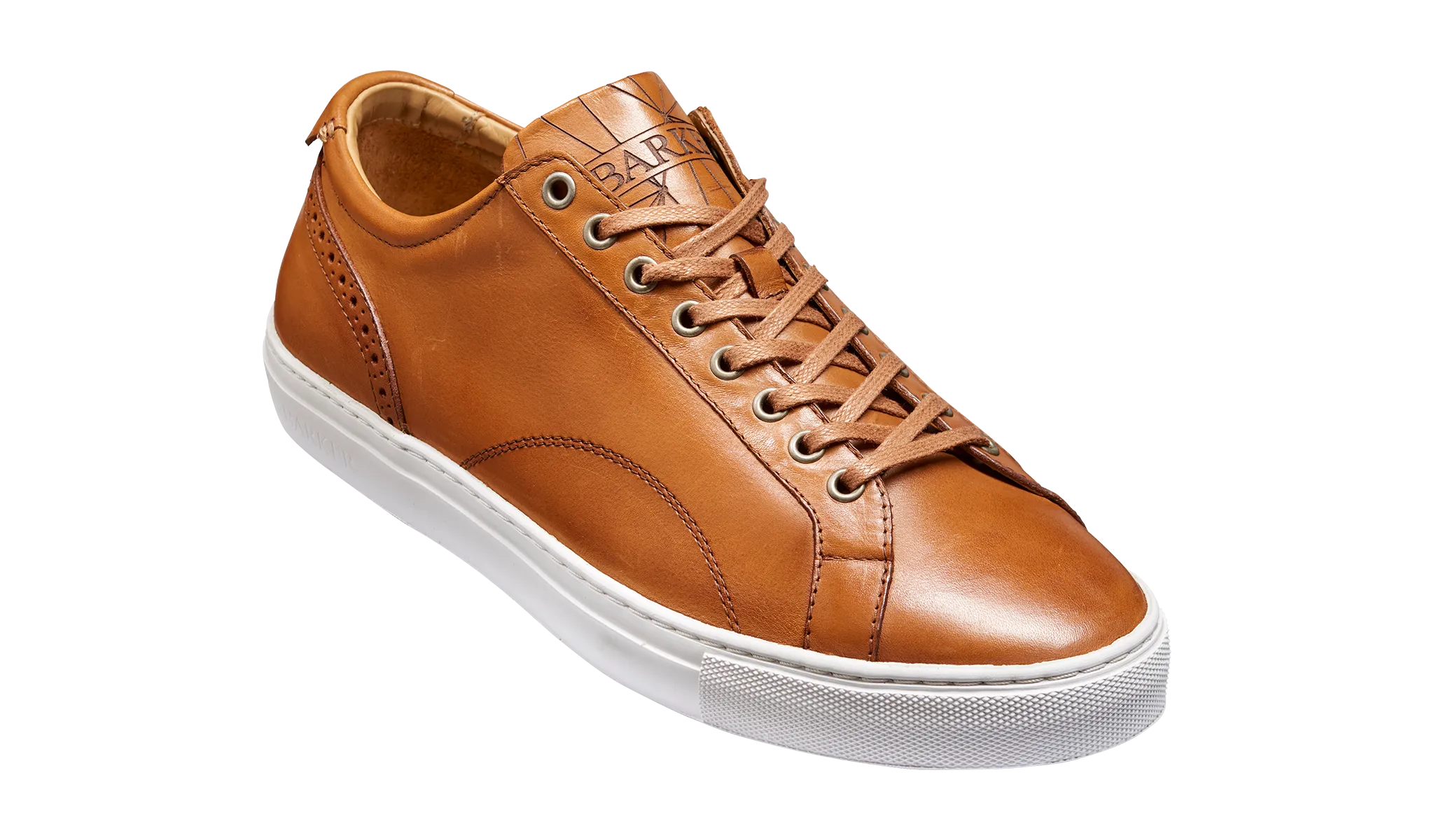 Axel - Cedar Calf Sneaker Rubber Sole Shoe