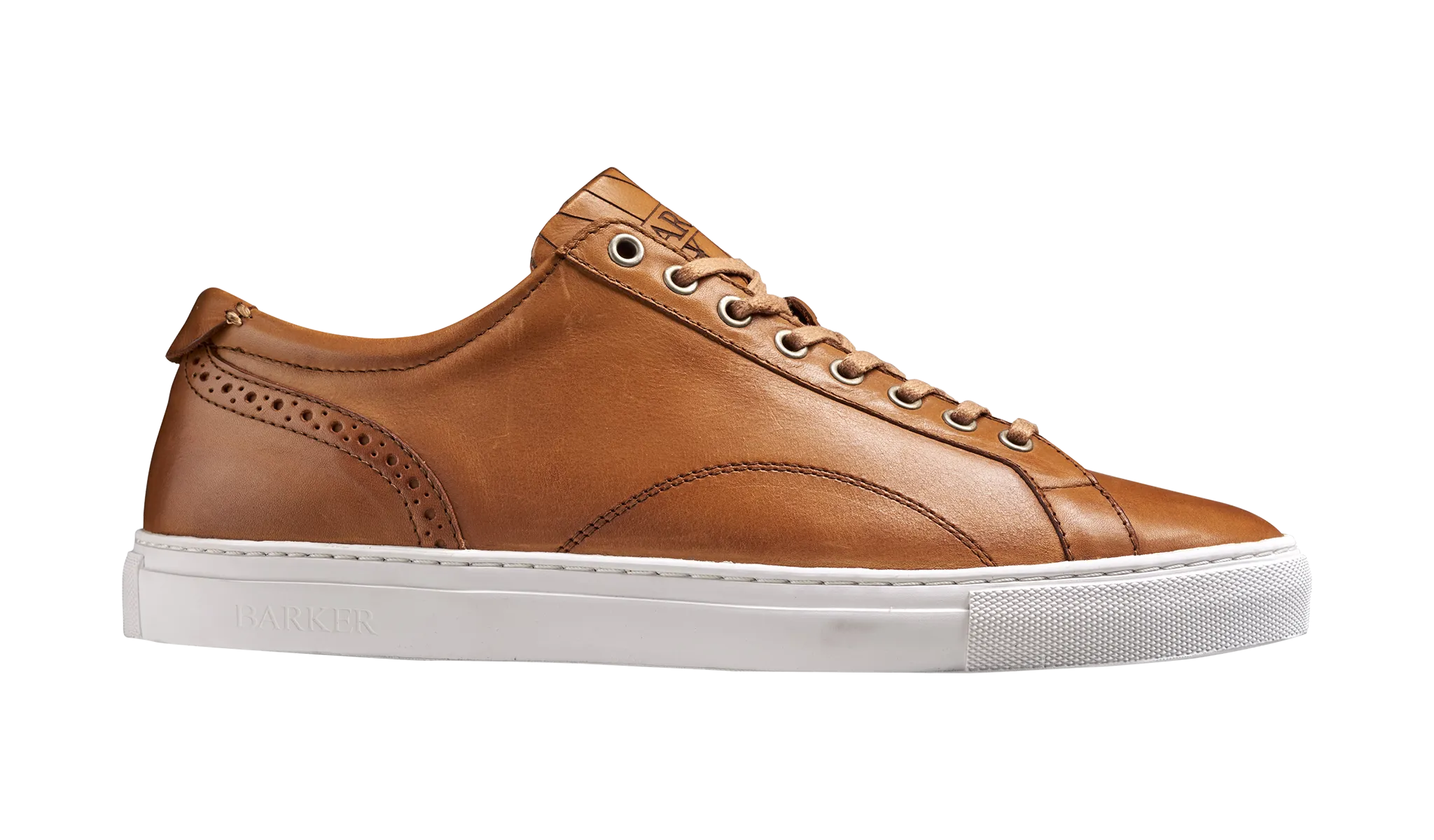 Axel - Cedar Calf Sneaker Rubber Sole Shoe