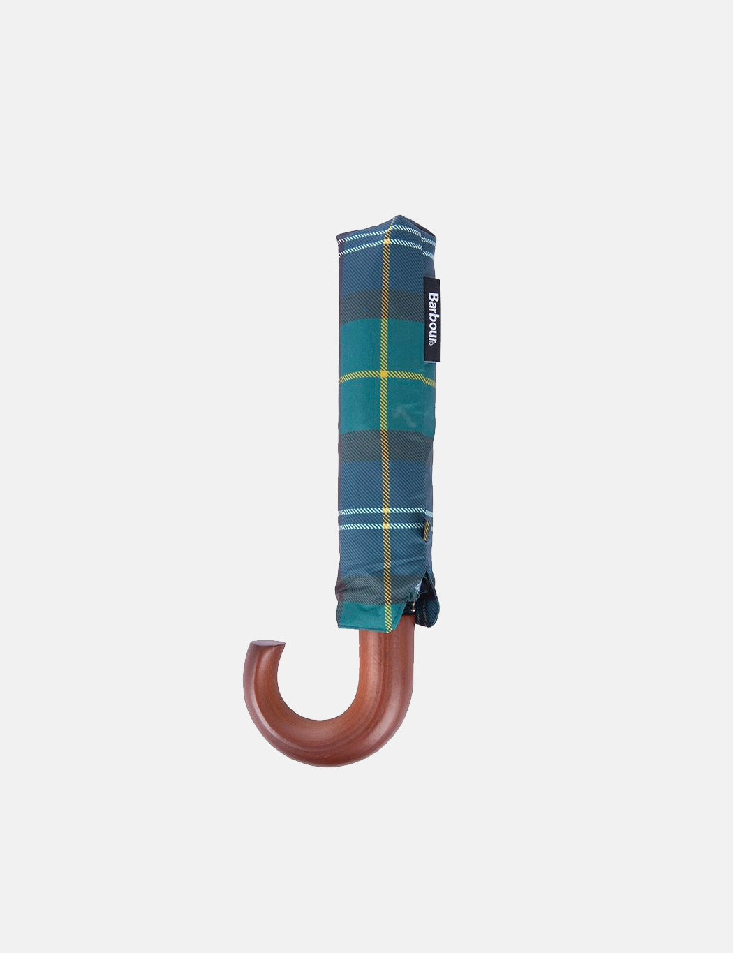 Barbour Tartan Mini Umbrella - Green