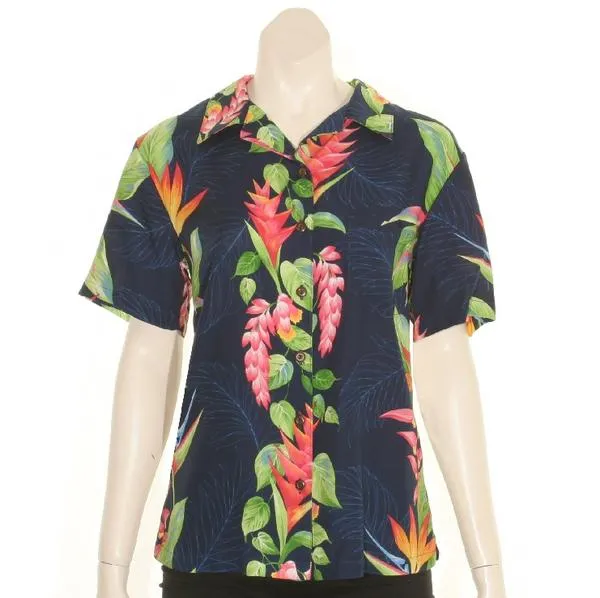 Bird of Paradise Camp Blouse