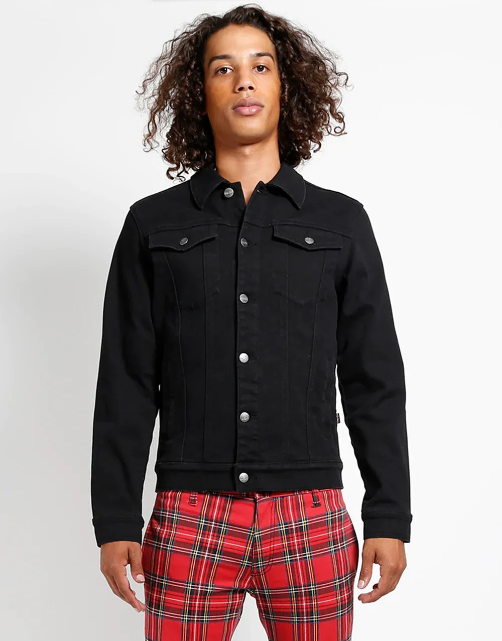 Black Denim Vaudeville Jacket