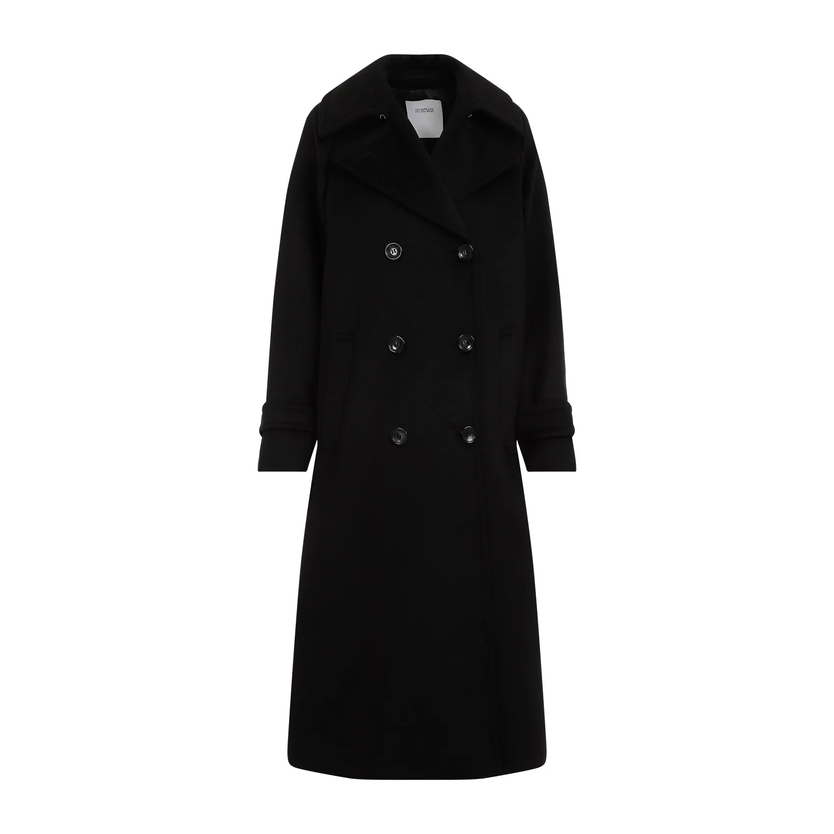 Black Leandro Virgin Wool Coat