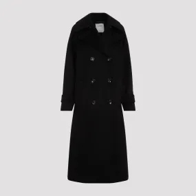 Black Leandro Virgin Wool Coat