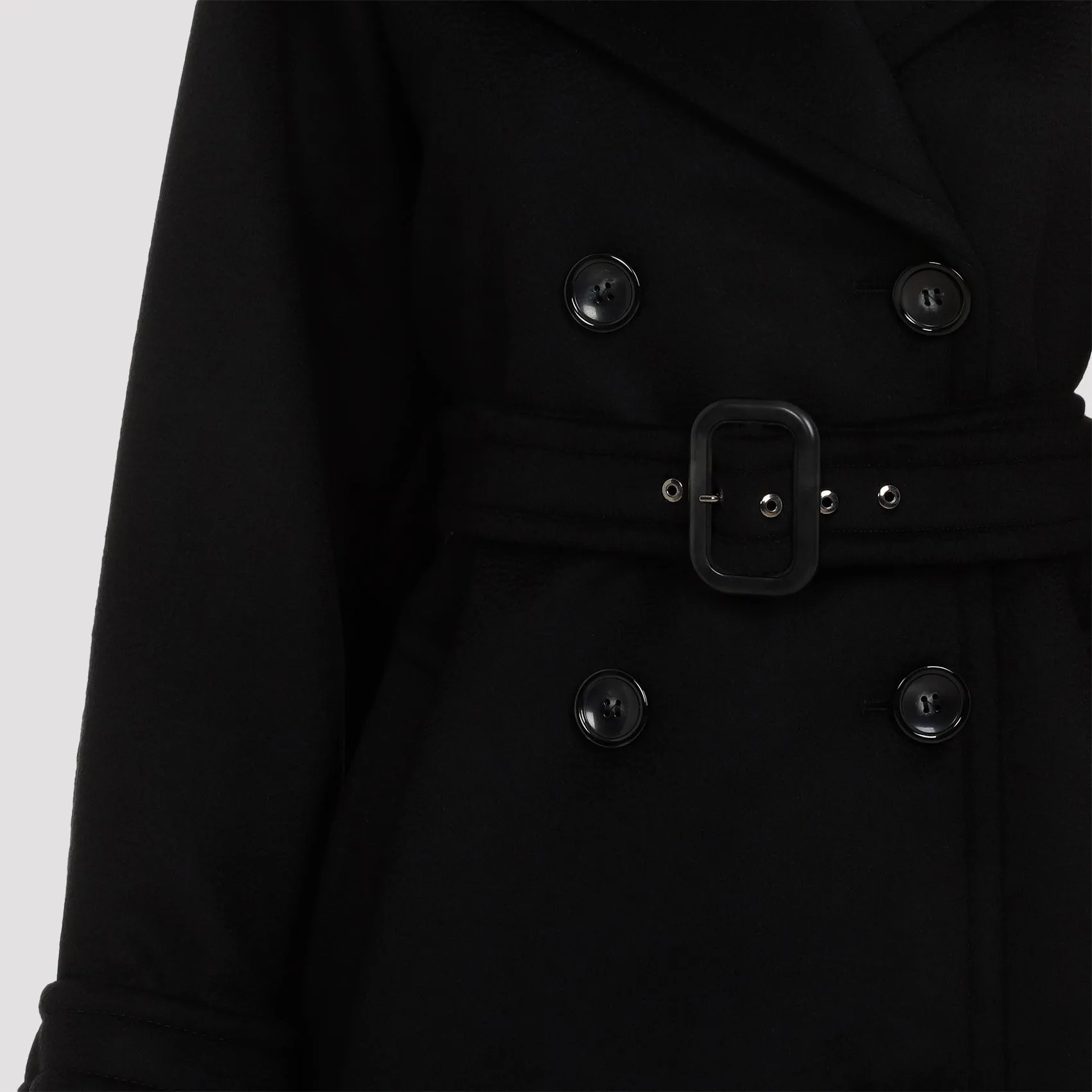 Black Leandro Virgin Wool Coat