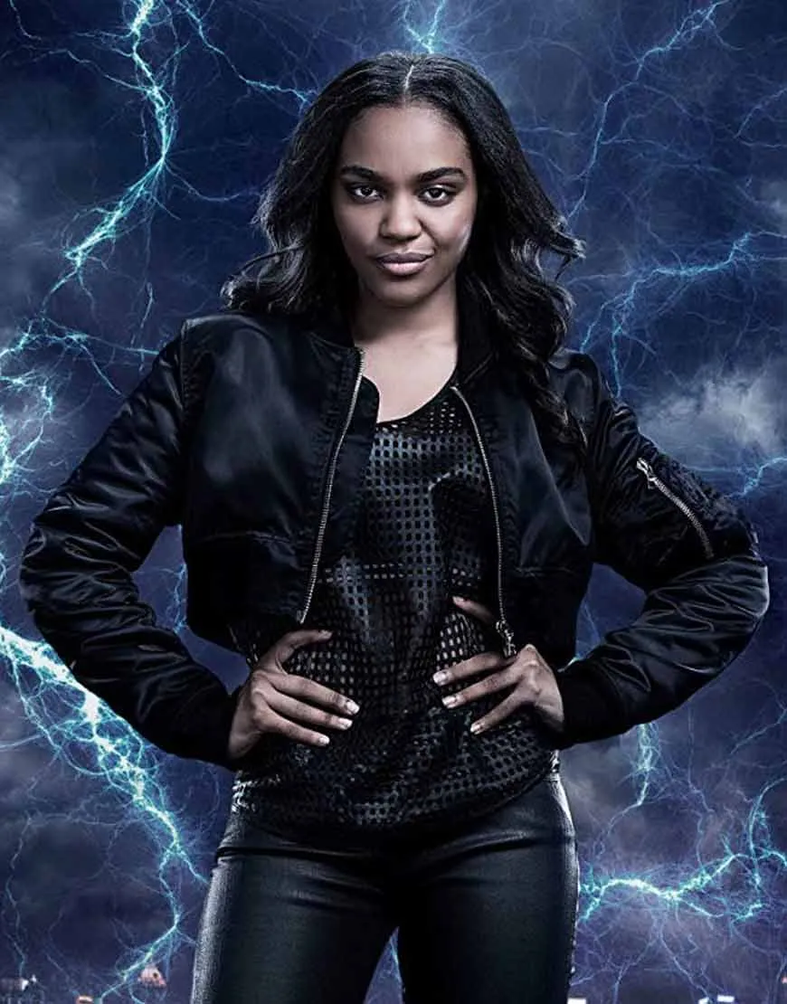 Black Lightning China Anne McClain Jacket | Ujackets.com - 40% OFF