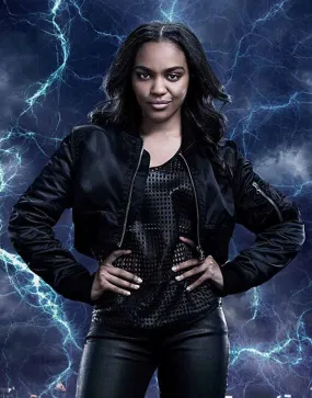 Black Lightning China Anne McClain Jacket | Ujackets.com - 40% OFF