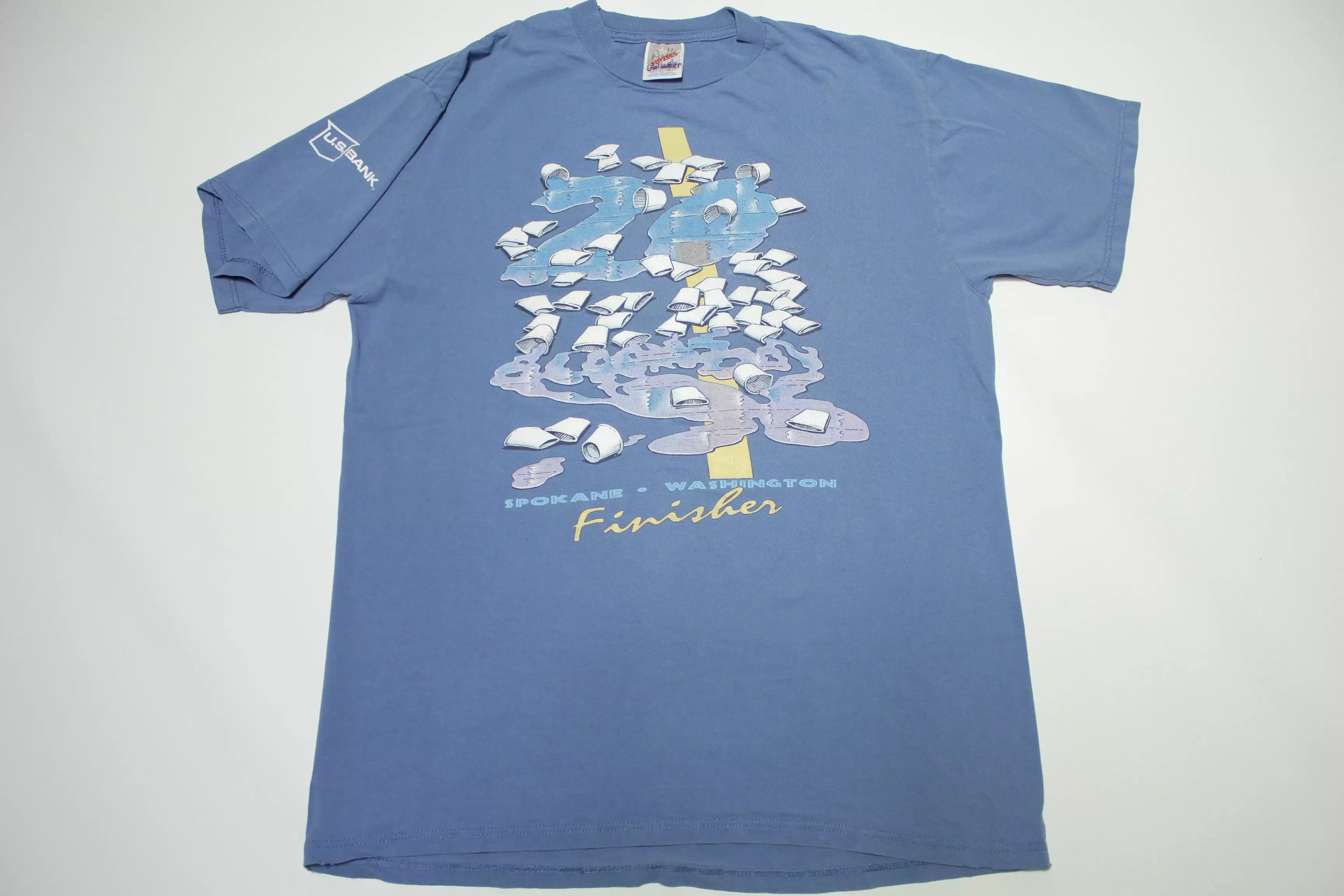 Bloomsday 1996 Vintage 90's Spokane Washington Finisher T-Shirt