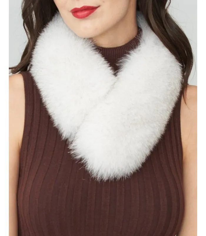 Blue Fox Fur Collar: FurSource.com