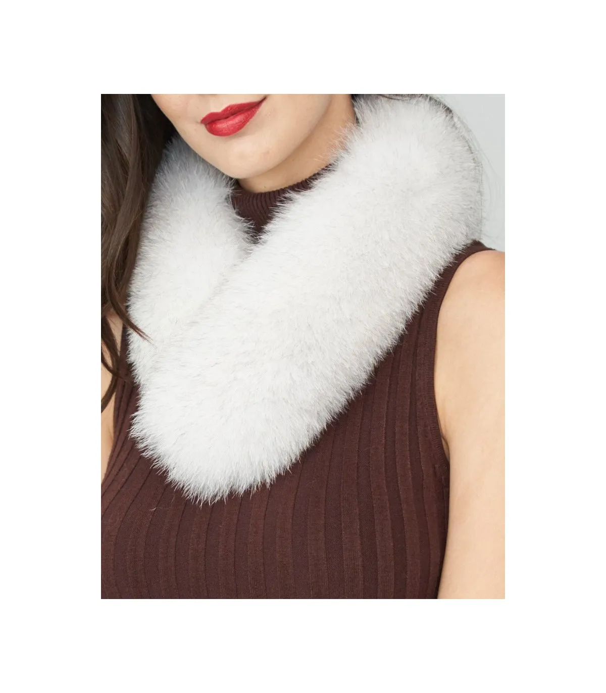 Blue Fox Fur Collar: FurSource.com