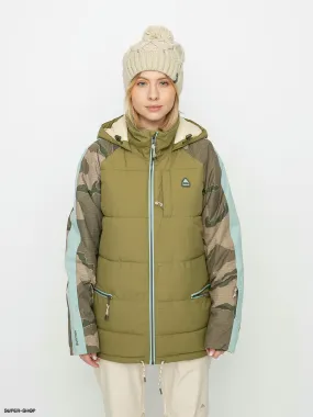 Burton Keelan Snowboard jacket Wmn (martini olive/barren camo/ether blue)