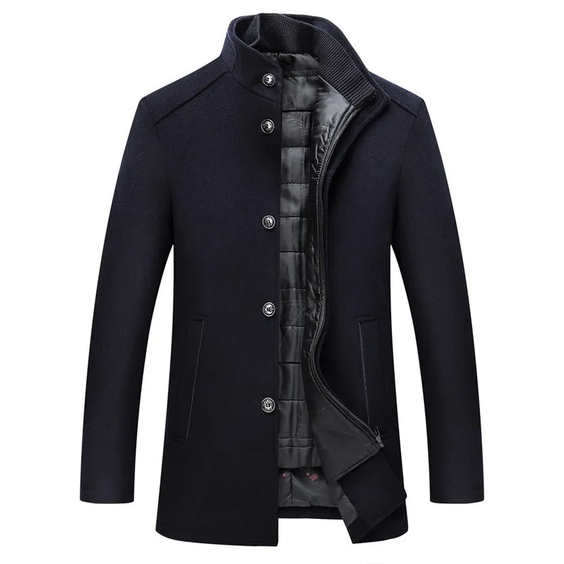 Business Gentleman Men's Coats Long