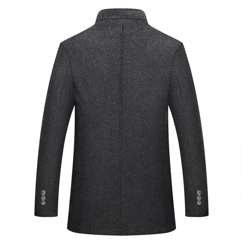 Business Gentleman Men's Coats Long