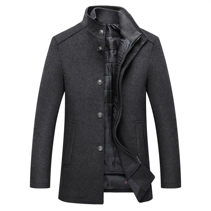 Business Gentleman Men's Coats Long