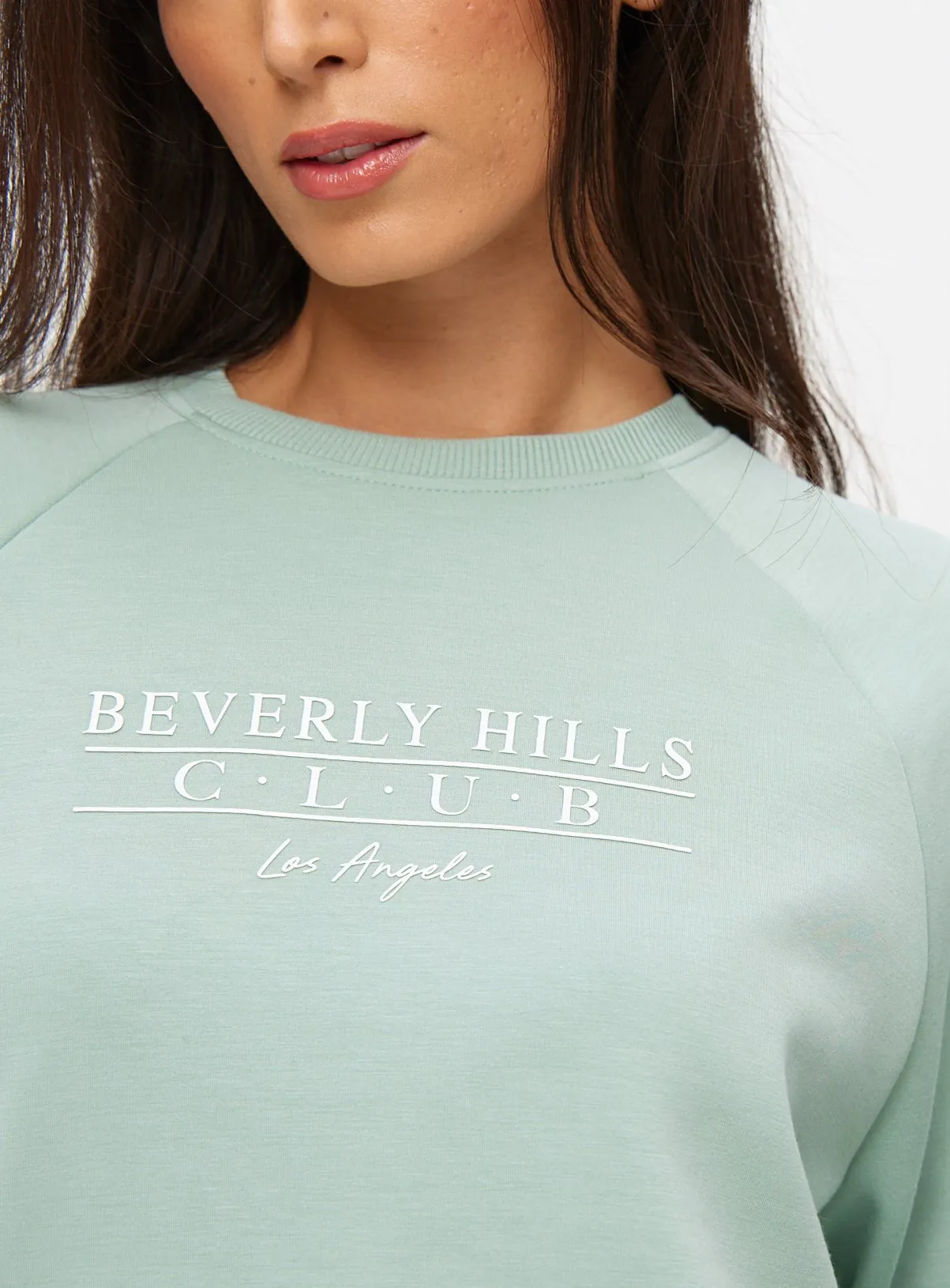 Buy Green Beverley Hills Coord Sweatshirt S | Hoodies and sweatshirts | Tu