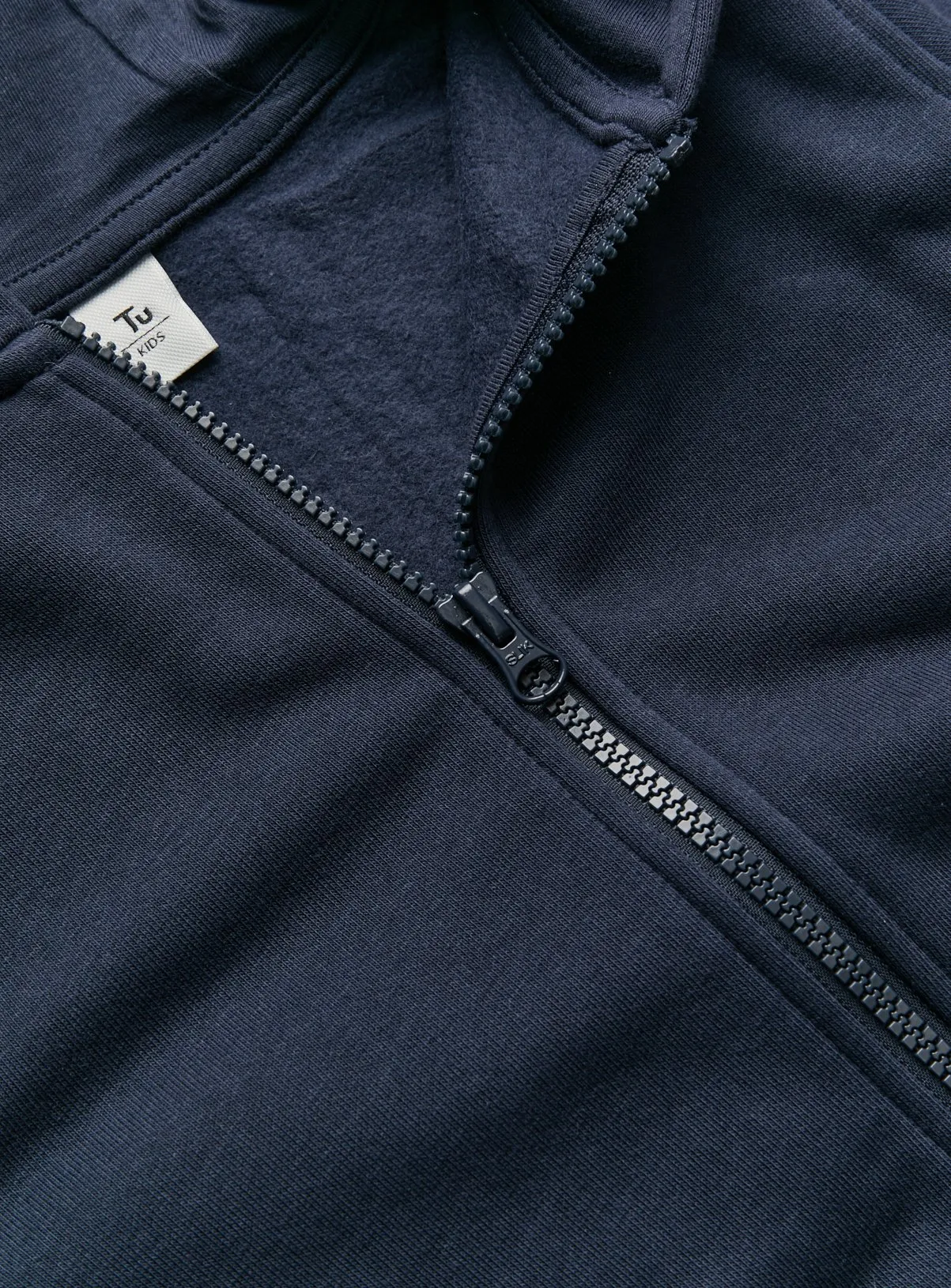 Buy Navy Zip Through Hoodie 6 years | Jumpers and hoodies | Tu