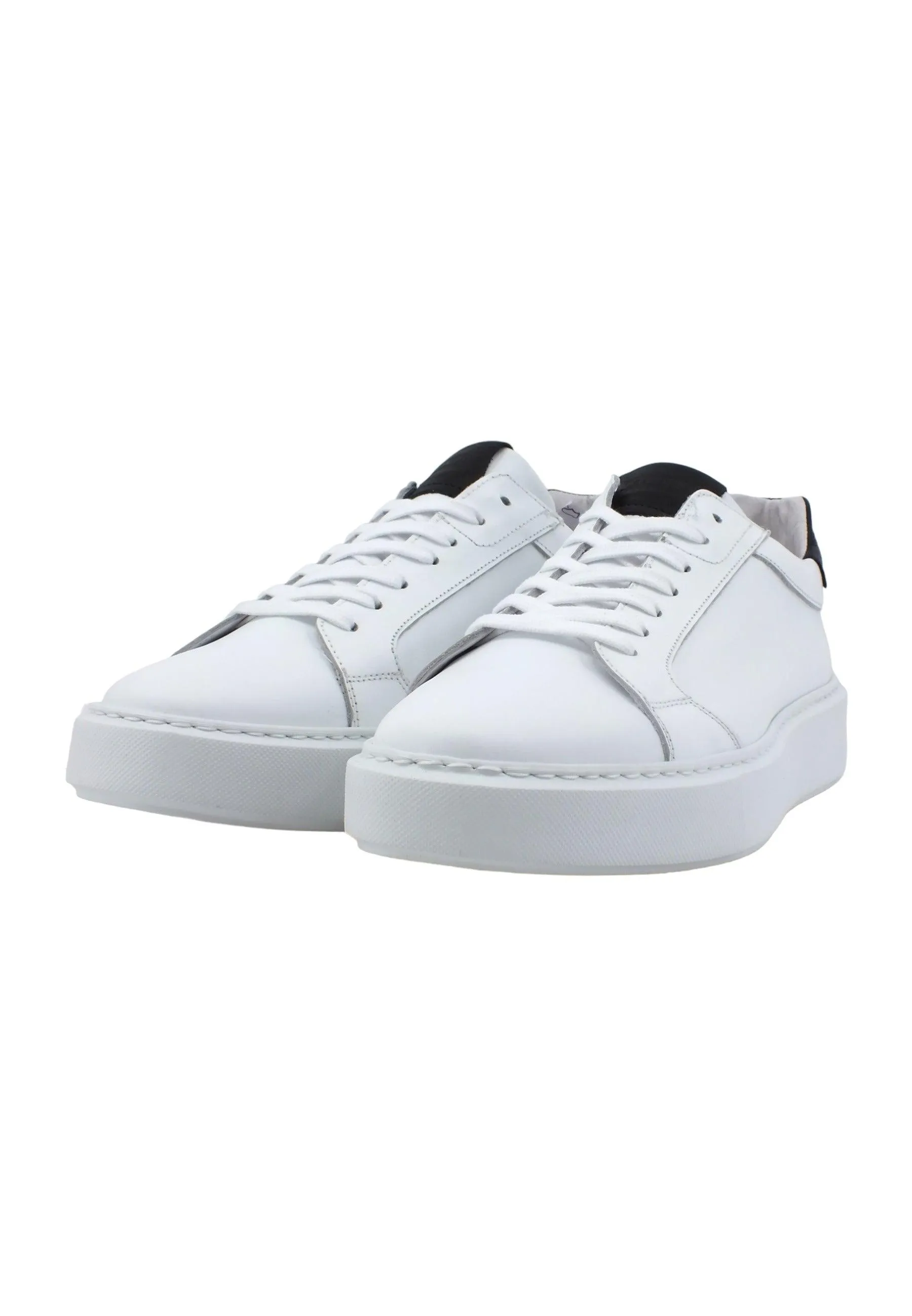 CAFENOIR Sneaker Pelle Uomo Bianco PZ1000