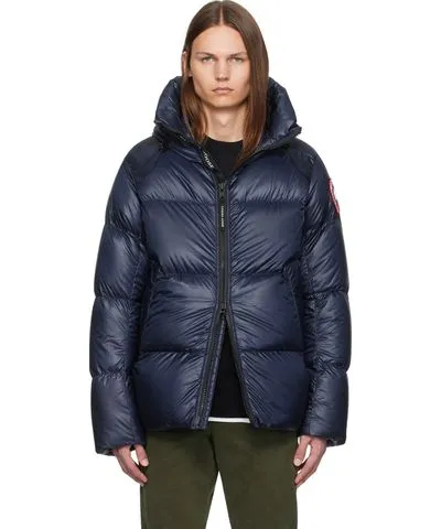 Canada Goose Navy Crofton Puffer Down Jacket