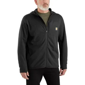 Carhartt Men's Force Relaxed Fit FastDry Zip Hooded Long Sleeve T-Shirt