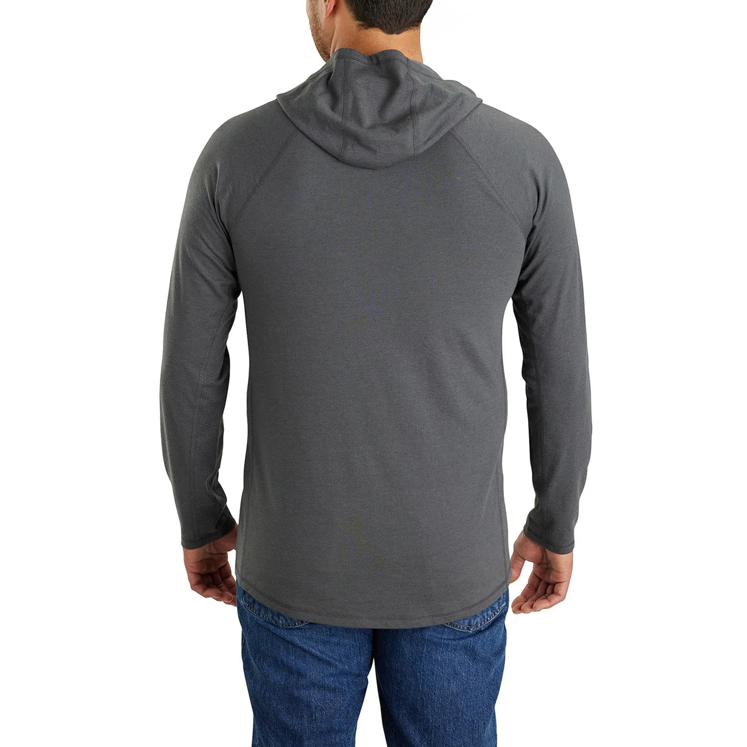 Carhartt Men's Force Relaxed Fit Long Sleeve Logo Graphic Hooded Tee