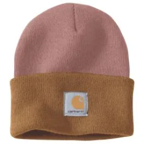 Carhartt Mens Knit Cuffed Tow Tone Winter Beanie