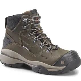 CAROLINA FLAGSTONE 6 CARBON COMPOSITE TOE WATERPROOF HIKER SIZE 9.5EE BROWN WITH GREY POP