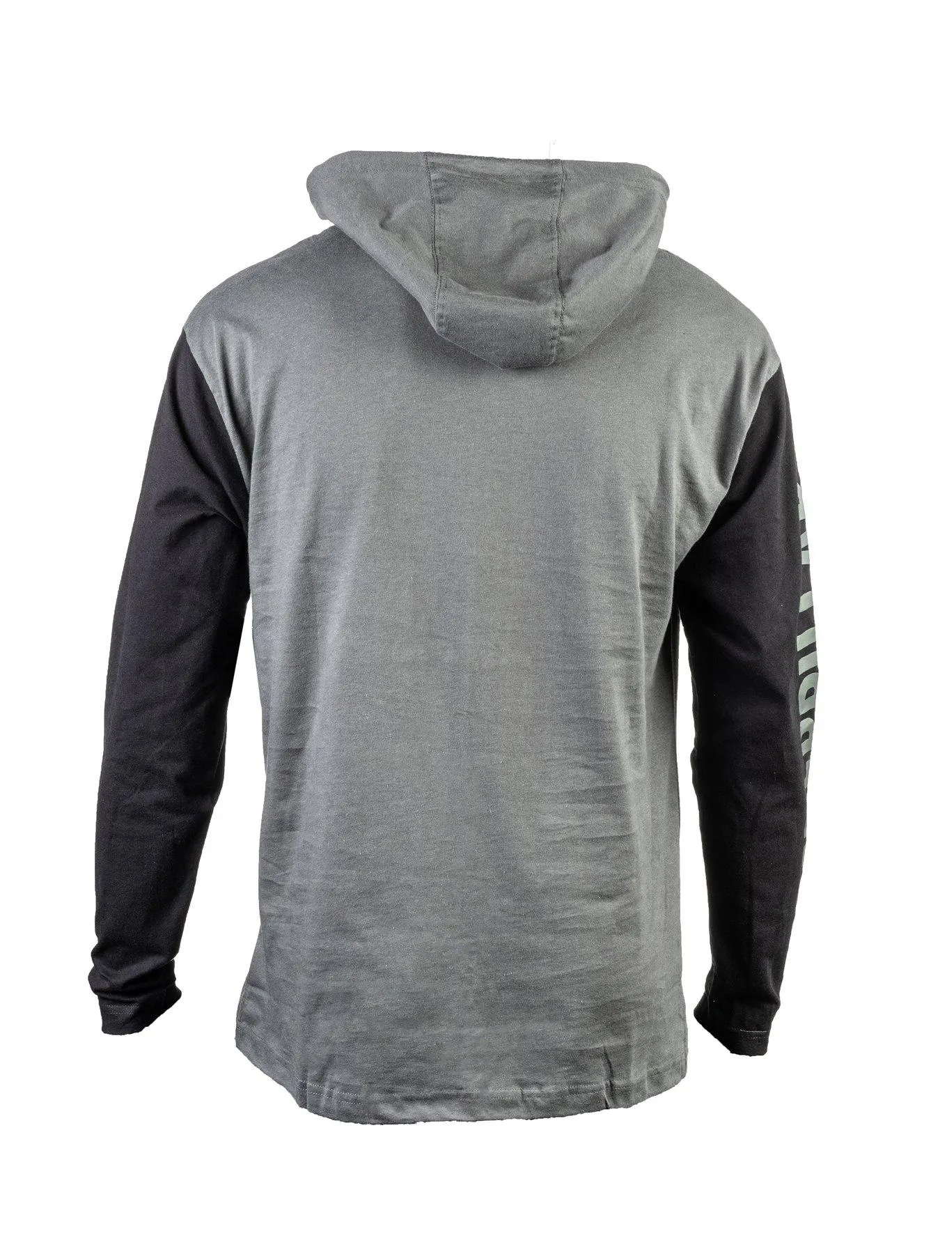 CAT Hooded Long Sleeve Hooded T-shirt - Grey