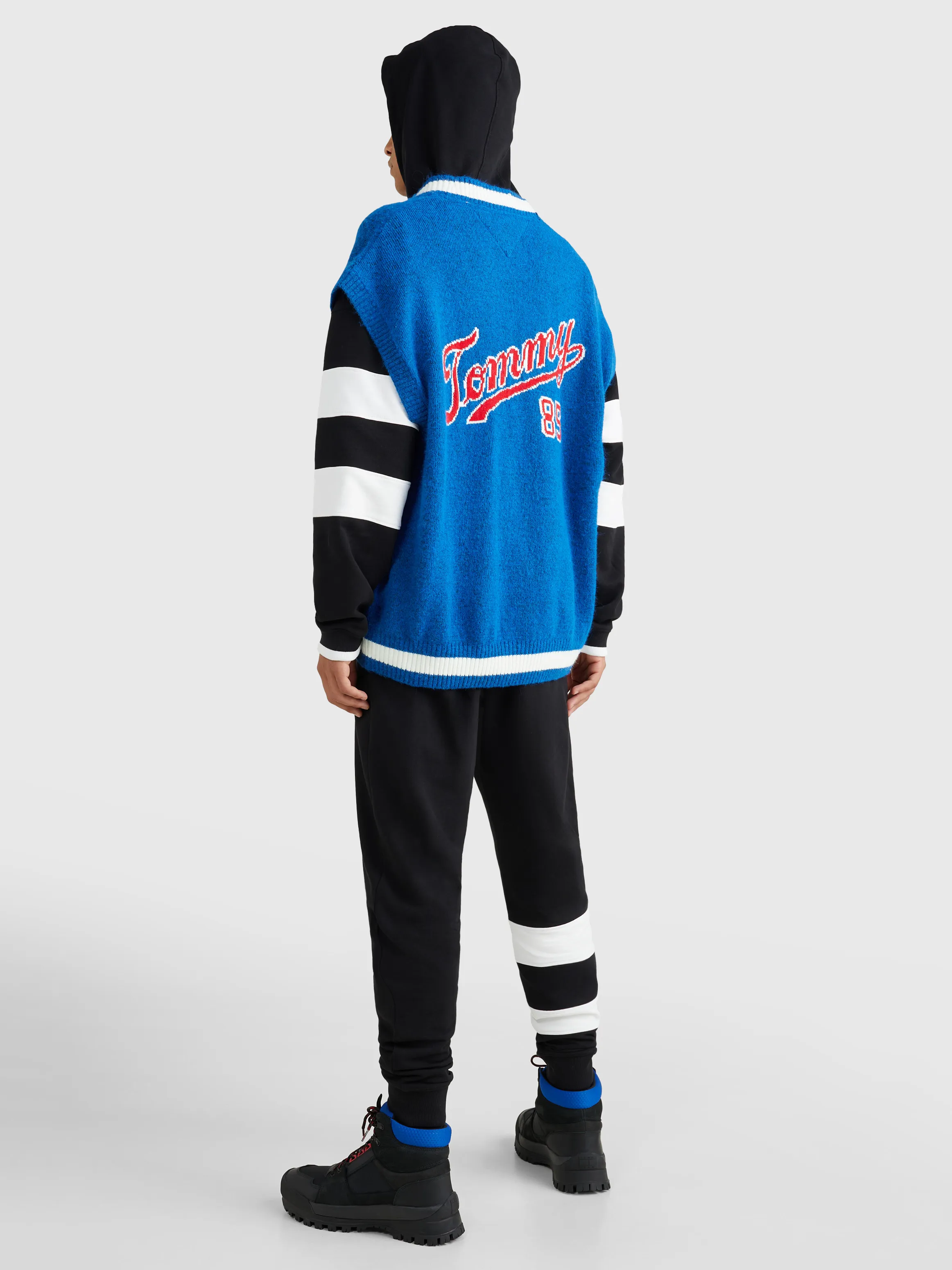 College Back Logo Oversized Jumper Vest | Sweatshirts & Hoodies | Tommy Jeans