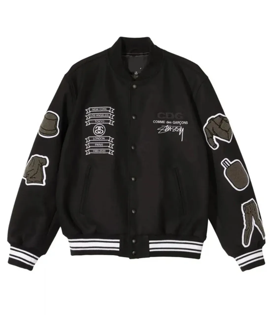 Comme De Garcons Varsity Jacket