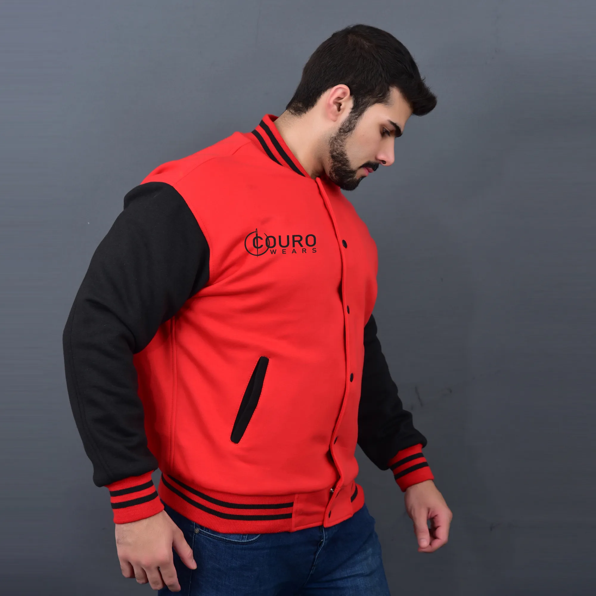 Cotton Varsity Jacket - Couro Wears