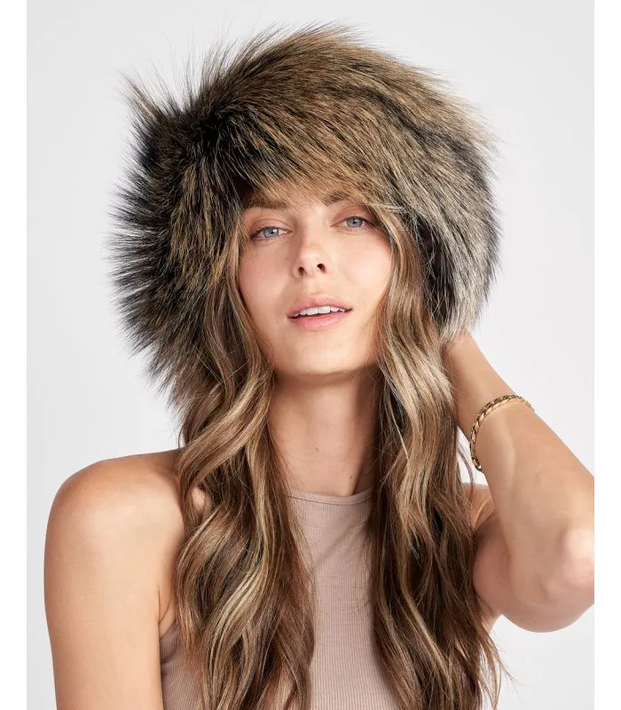 Cross Fox Fur Headband | FurSource.com