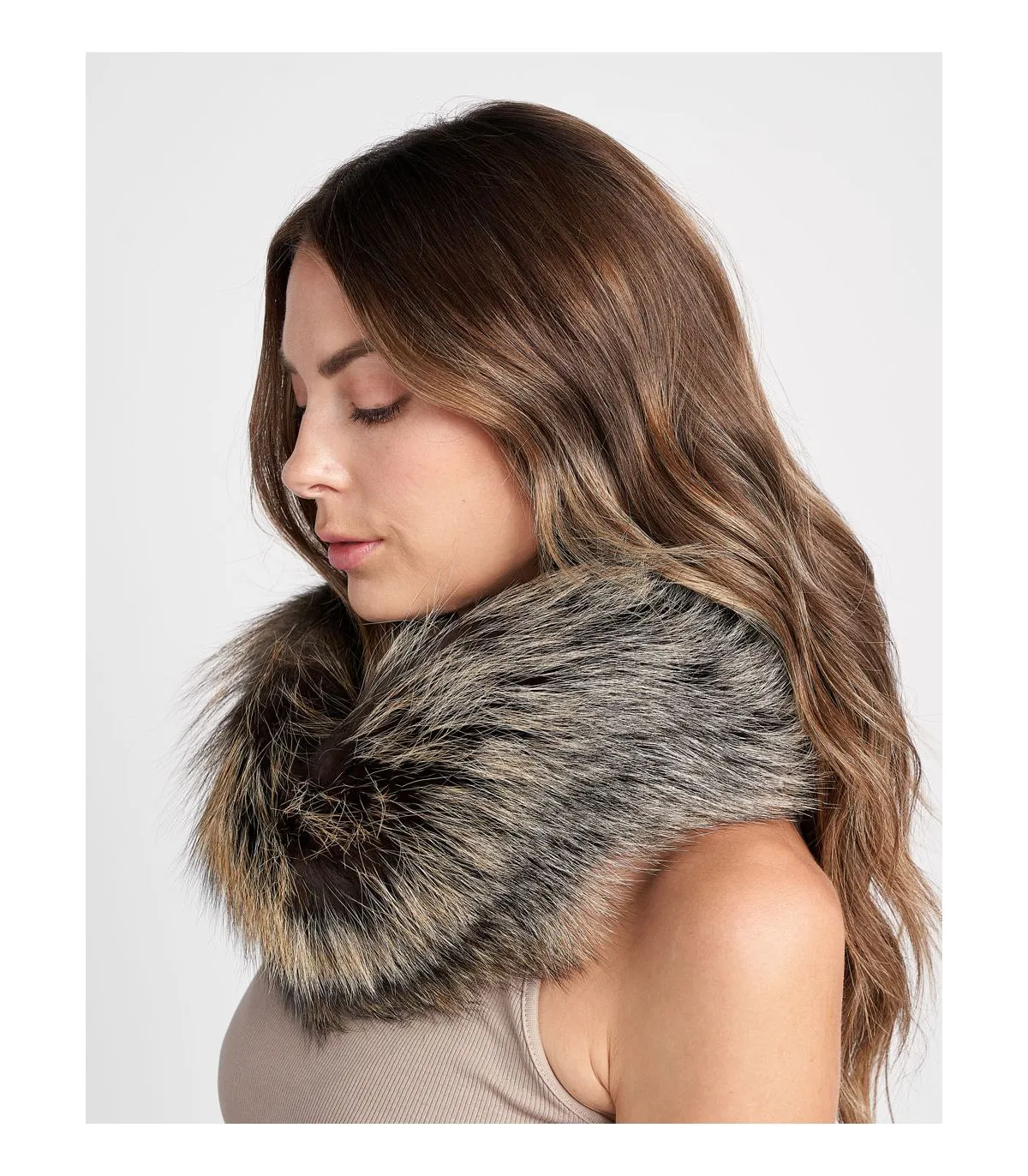 Cross Fox Fur Headband | FurSource.com