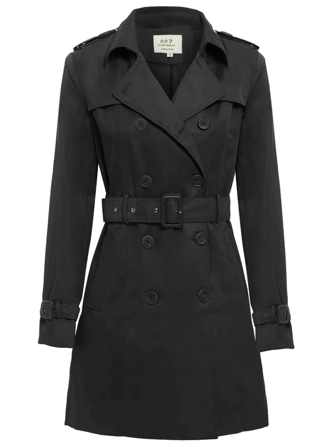 Double Breasted Trench Coat, Red, UK Sizes 8 to 14