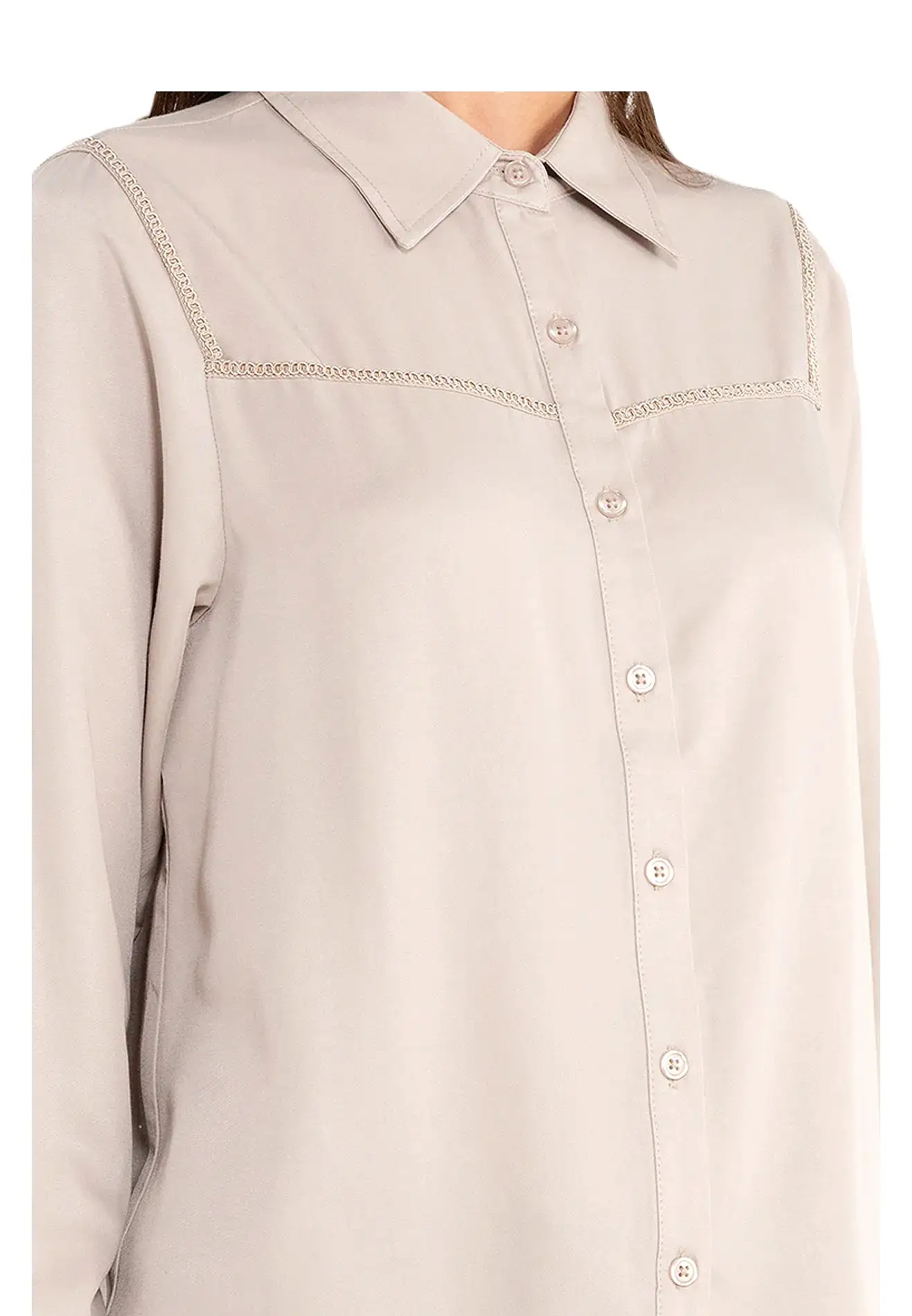 ELLE Apparel Button Up Blouse