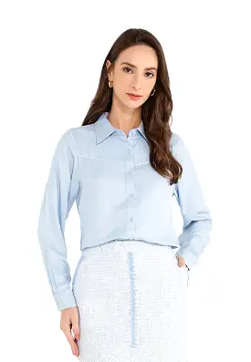 ELLE Apparel Button Up Blouse