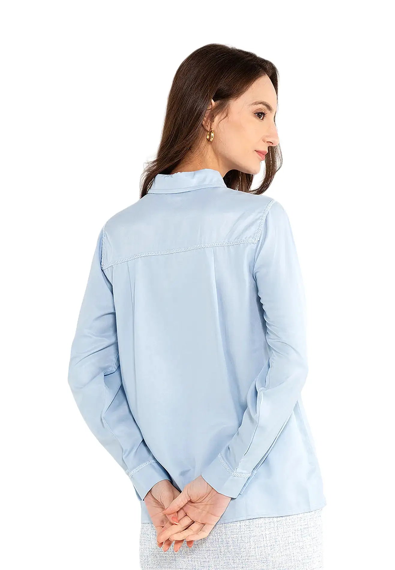 ELLE Apparel Button Up Blouse