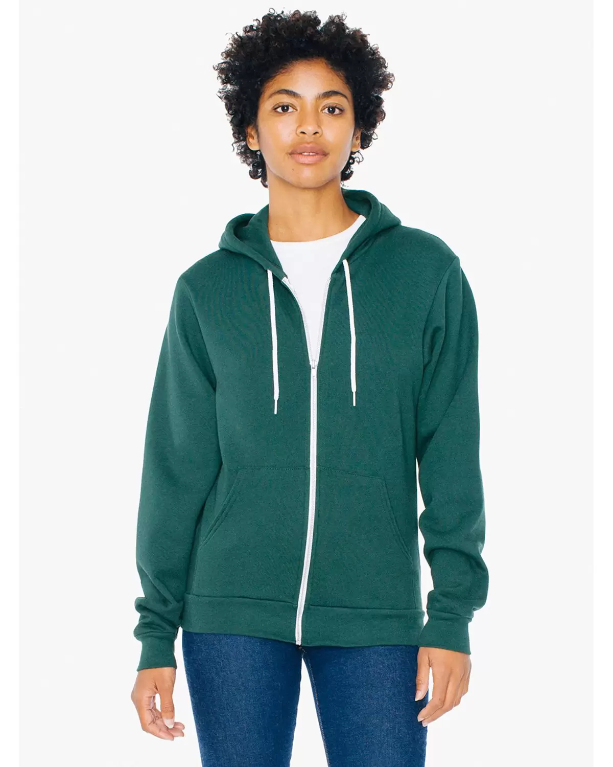 F497W Unisex Flex Fleece Zip Hoodie SKU: F497W