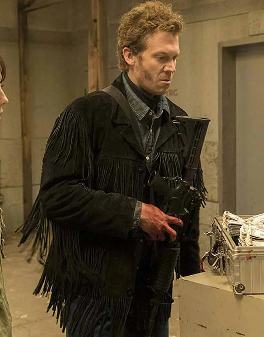 Fargo S04 Russell Harvard Fringed Jacket