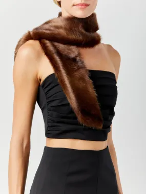 Faux Mink Fur Collar