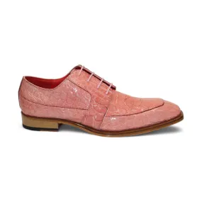 Fennix Charles Men's Shoes Antique Pink Alligator Exotic Oxfords (FX1146)