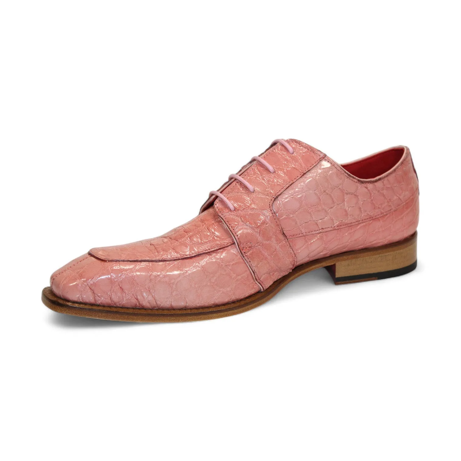 Fennix Charles Men's Shoes Antique Pink Alligator Exotic Oxfords (FX1146)