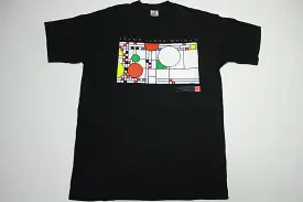 Frank Lloyd Wright Vintage 1993 Balloons & Confetti Window 90's FOTL MCM T-Shirt