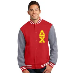 Fraternity Varsity Jacket, Printed Varsity Letters - Sport-Tek ST270 - CAD