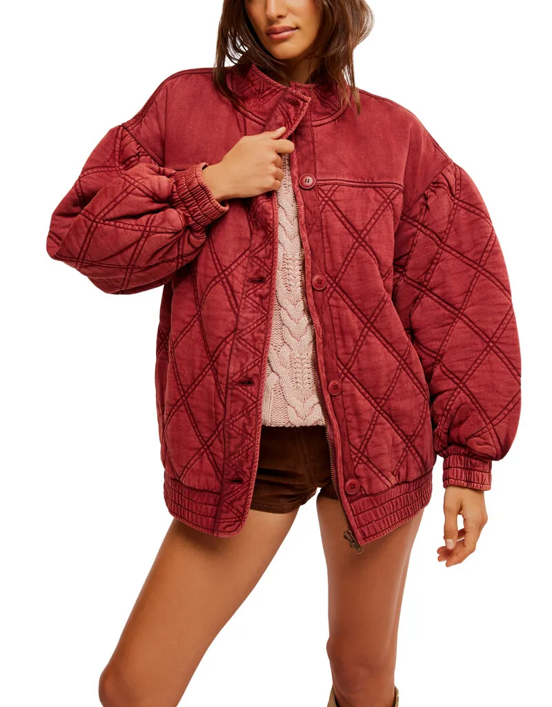 Free People Juno Jacket - Port