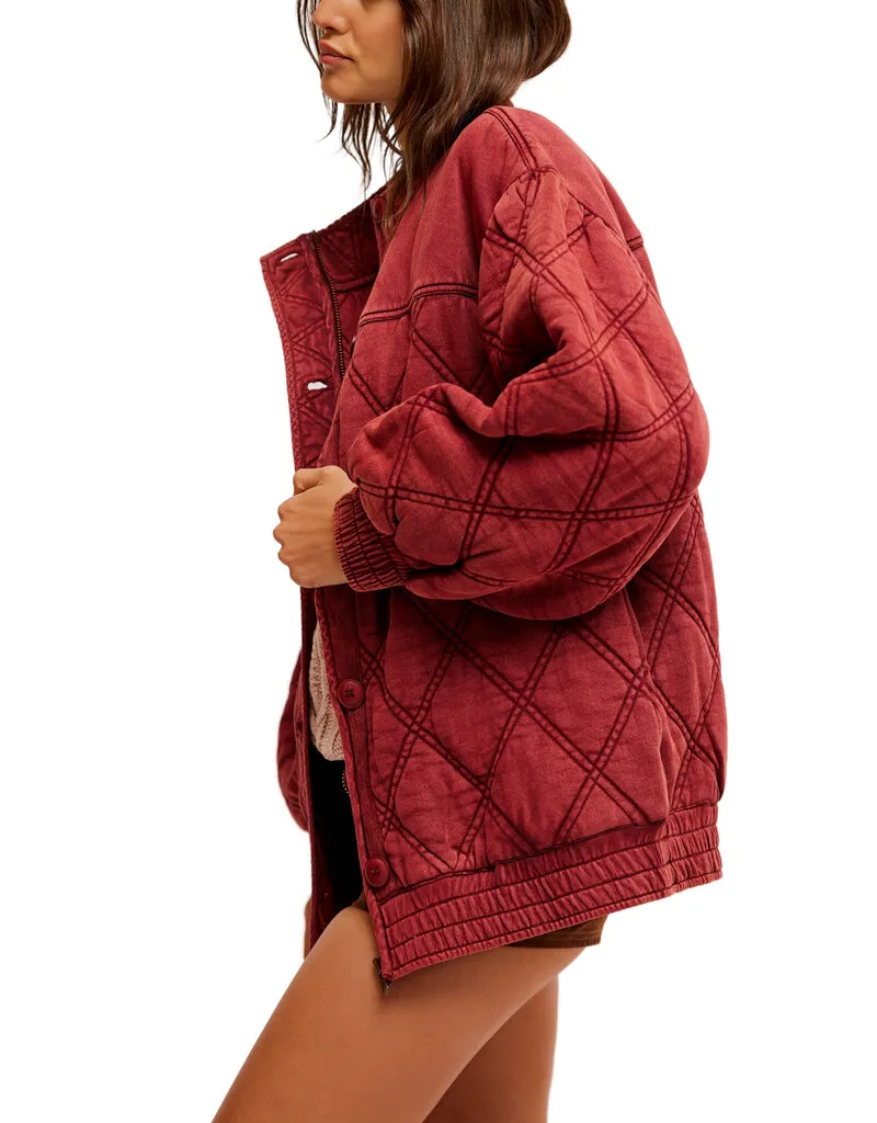 Free People Juno Jacket - Port