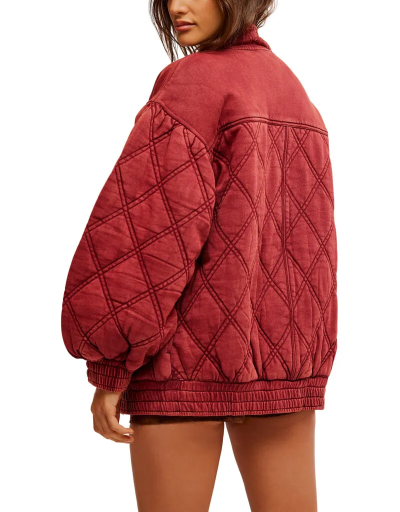 Free People Juno Jacket - Port