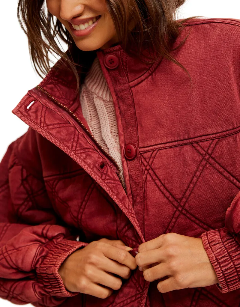 Free People Juno Jacket - Port