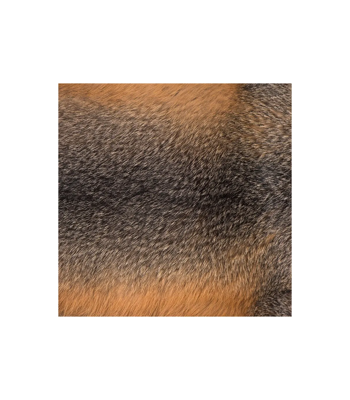 Full Pelt Grey Fox Fur Blanket for Luxurious Home Decor at FurSource.com