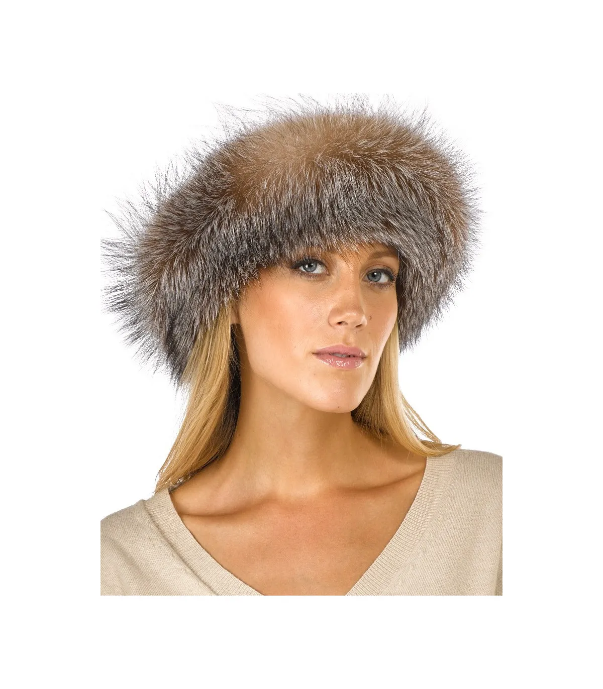 Fur Headband - Crystal Fox Fur | Fur Source